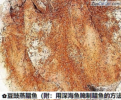 豆豉蒸腊鱼做法第四步骤