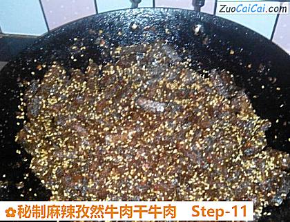 秘制麻辣孜然牛肉干牛肉做法第十一步骤