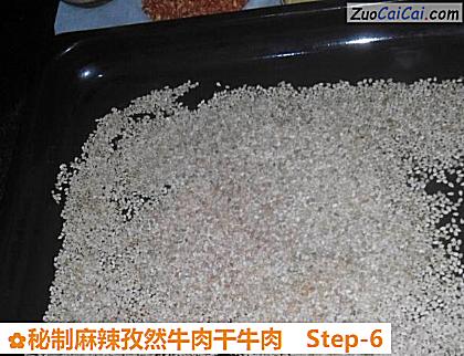 秘制麻辣孜然牛肉干牛肉做法第六步骤