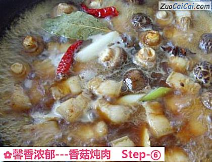 -香菇炖肉做法第六步骤