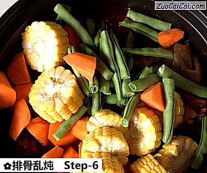 排骨乱炖做法第六步骤