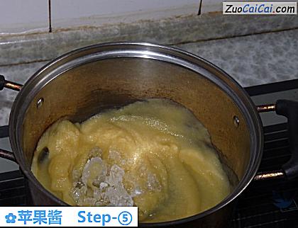 苹果酱做法第五步骤