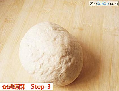 蝴蝶酥做法第三步骤