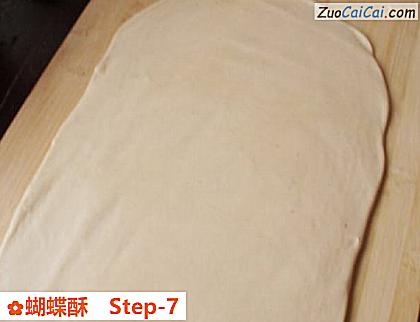 蝴蝶酥做法第七步骤