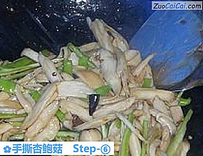 手撕杏鲍菇做法第六步骤