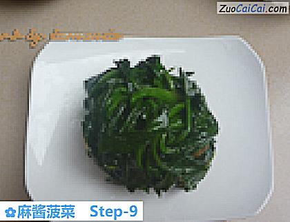 麻酱菠菜成品图1