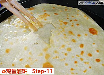 鸡蛋灌饼做法第十一步骤