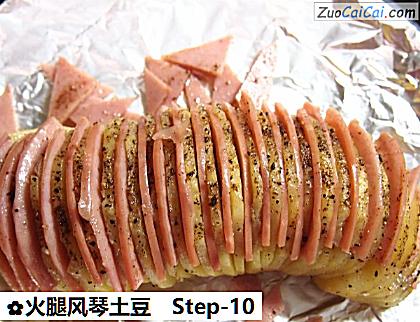 火腿风琴土豆做法第十步骤