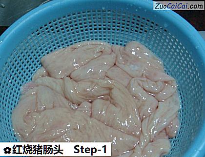 红烧猪肠头做法第一步骤