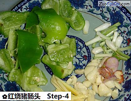 红烧猪肠头做法第四步骤