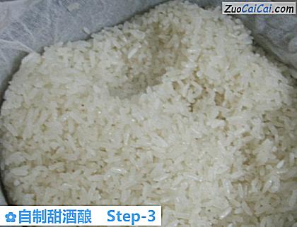自制甜酒酿做法第三步骤
