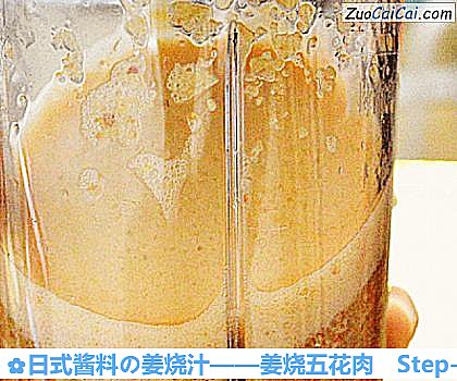 姜烧五花肉做法第四步骤