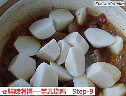 鲜辣滑糯－芋儿烧鸡做法第九步骤