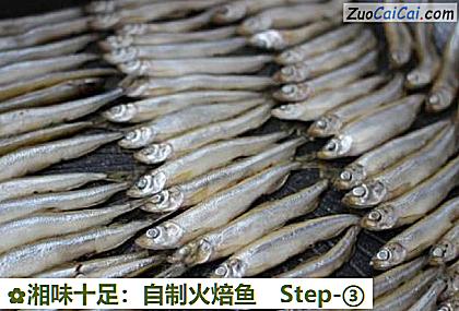 湘味十足：自制火焙鱼做法第三步骤