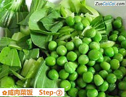 咸肉菜饭做法第二步骤