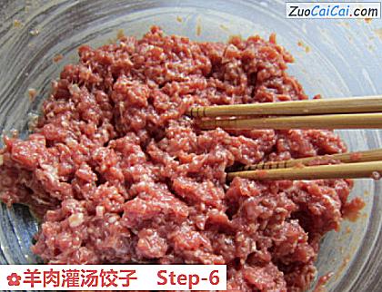 羊肉灌汤饺子做法第六步骤