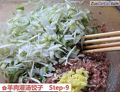 羊肉灌汤饺子做法第九步骤