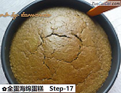 全蛋海绵蛋糕做法第十七步骤