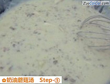 奶油蘑菇汤做法第五步骤