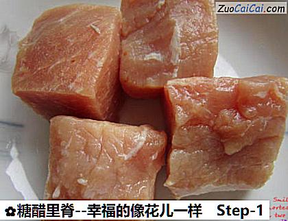 糖醋里脊做法第一步骤