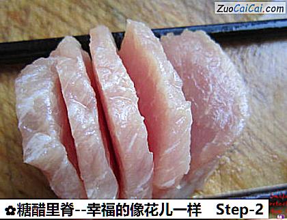 糖醋里脊做法第二步骤