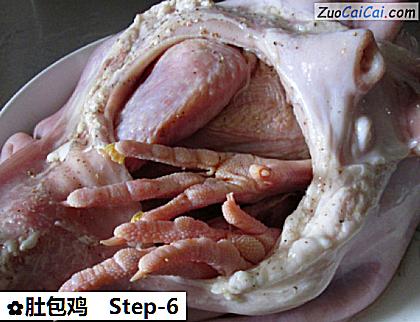 肚包鸡做法第六步骤