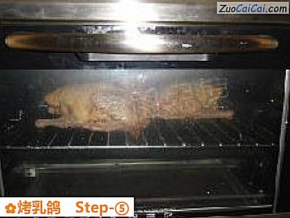 烤乳鸽做法第五步骤
