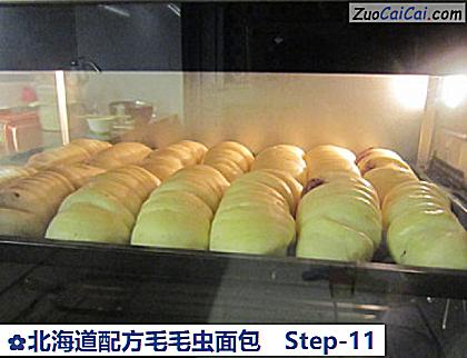 北海道配方毛毛虫面包做法第十一步骤