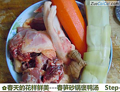 -春笋砂锅褒鸭汤做法第一步骤