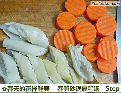 -春笋砂锅褒鸭汤做法第二步骤