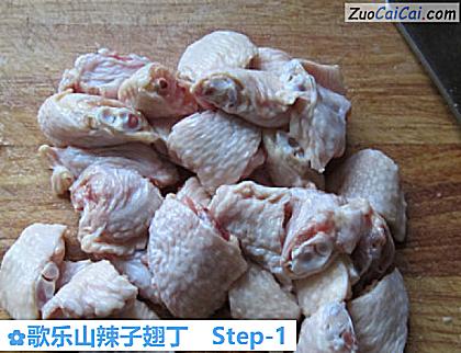 歌乐山辣子翅丁做法第一步骤