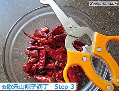 歌乐山辣子翅丁做法第三步骤