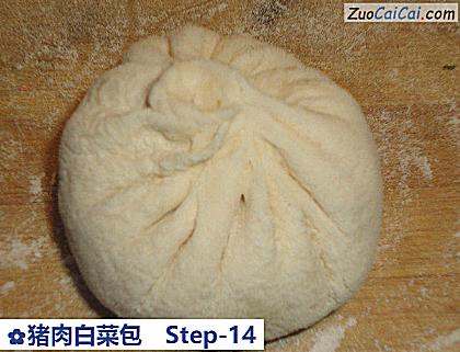 猪肉白菜包做法第十四步骤