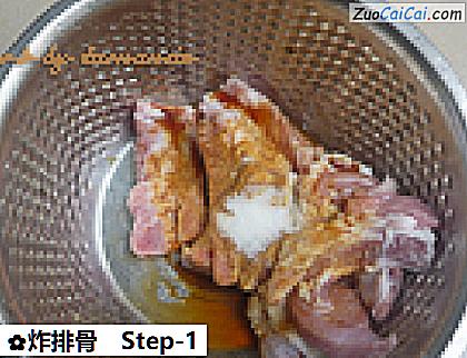 炸排骨做法第一步骤