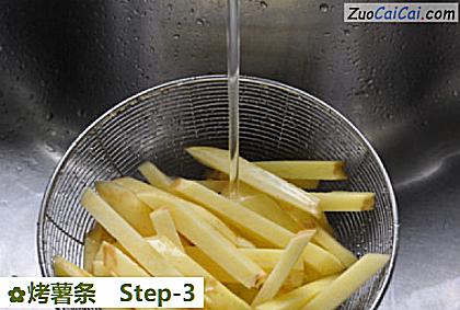 烤薯条做法第三步骤