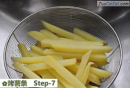 烤薯条做法第七步骤