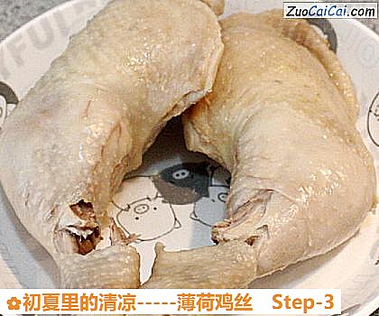 -薄荷鸡丝做法第三步骤