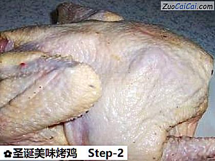 圣诞美味烤鸡做法第二步骤