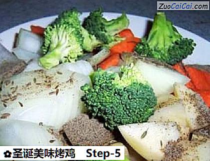 圣诞美味烤鸡做法第五步骤