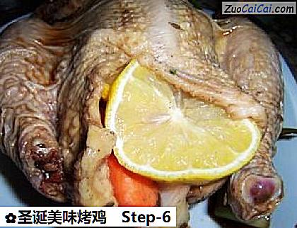 圣诞美味烤鸡做法第六步骤