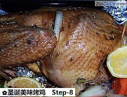 圣诞美味烤鸡做法第八步骤