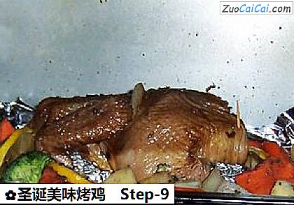 圣诞美味烤鸡做法第九步骤