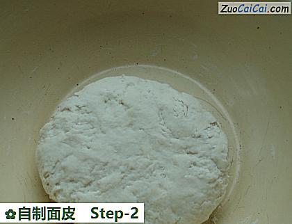 自制面皮做法第二步骤