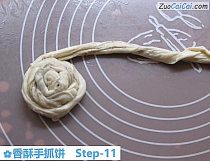 香酥手抓饼做法第十一步骤