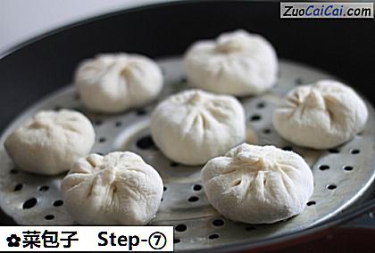 菜包子做法第七步骤
