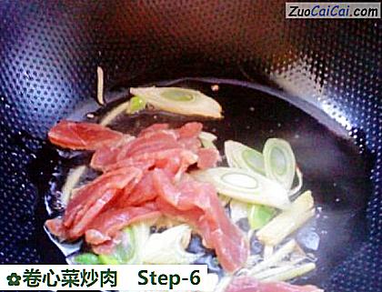 卷心菜炒肉做法第六步骤