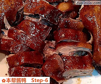 本帮酱鸭做法第六步骤