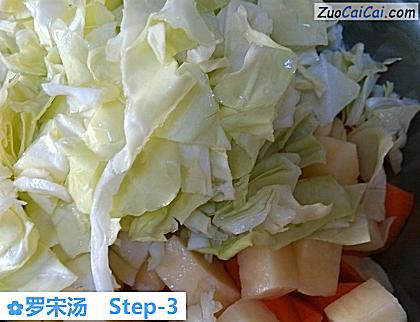 罗宋汤做法第三步骤