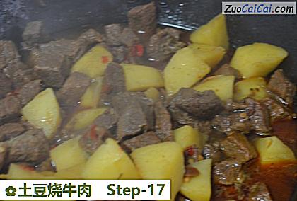 土豆烧牛肉成品图2