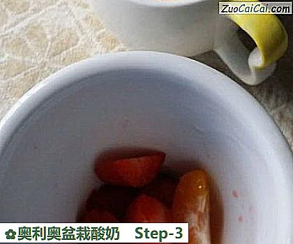 奥利奥盆栽酸奶做法第三步骤